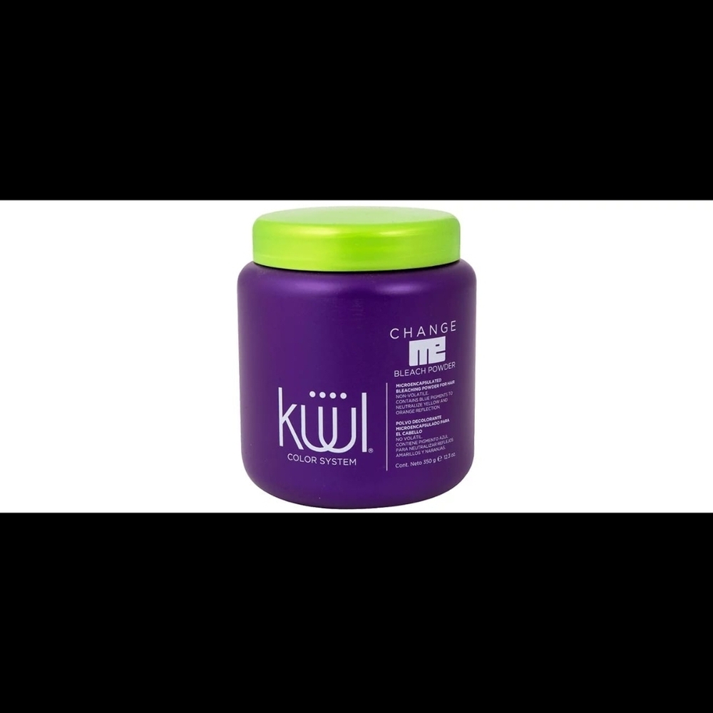 Kwiil Color System Change HE Bleach Powder - Purple Jar with Lime Lid
